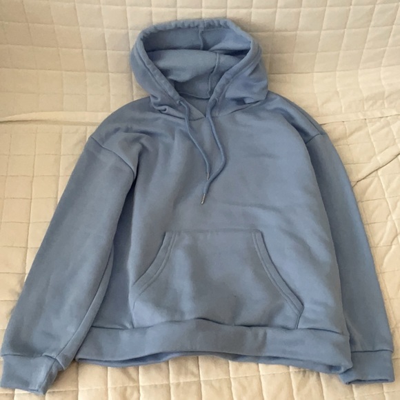 Blue floral hoodie - Picture 2 of 2